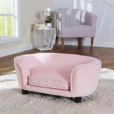 enchanted hondenmand sofa coco roze 2