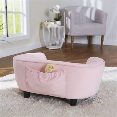 enchanted hondenmand sofa coco roze 3