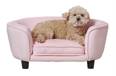 enchanted hondenmand sofa coco roze